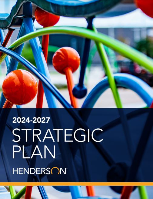 Cover page for the City of Henderson 2024-2027 Strategic Plan.