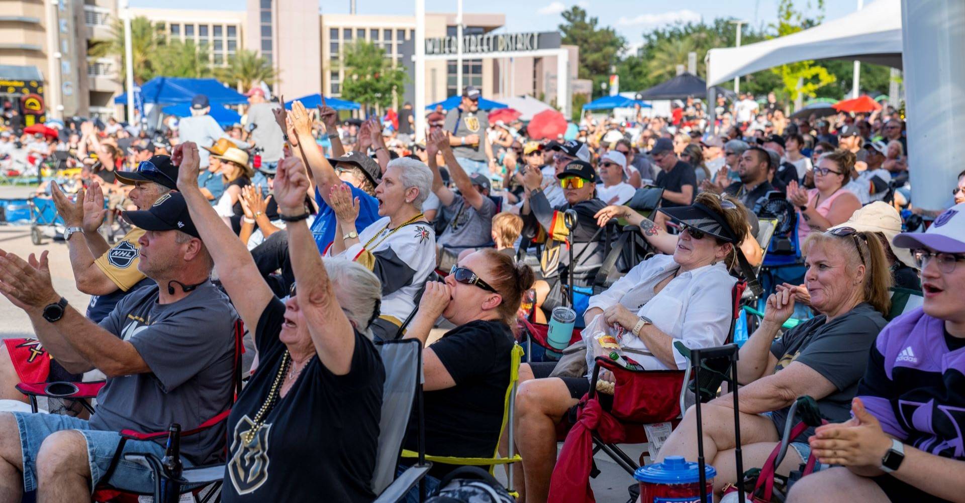 Vegas Golden Knights Watch Party on Water Street Plaza