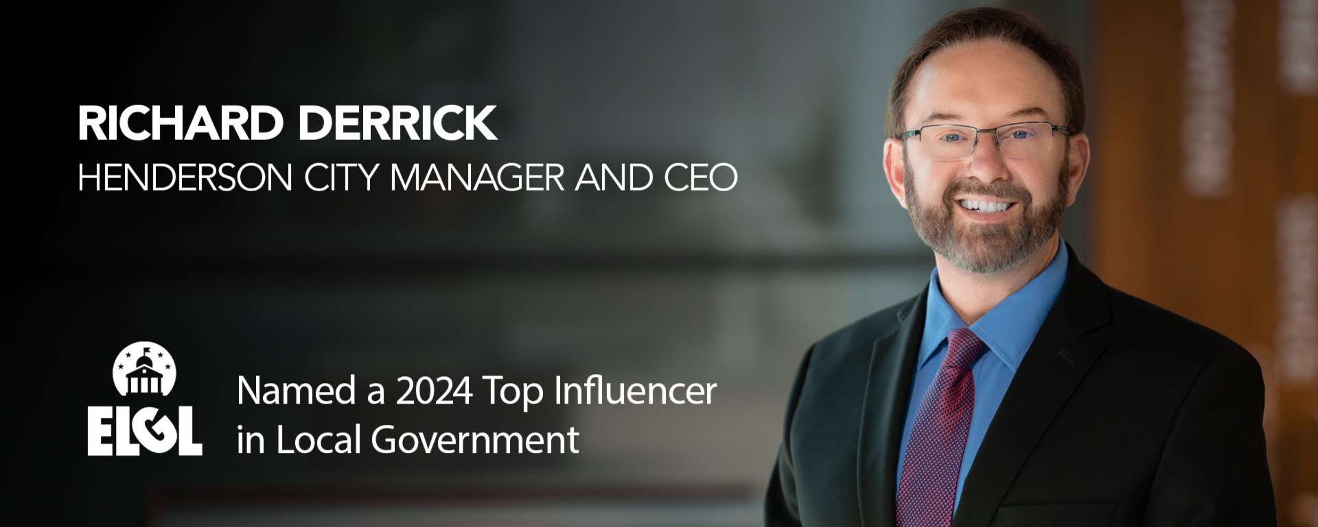 Derrick Top Influencers in Local Government ELGL Web Banner
