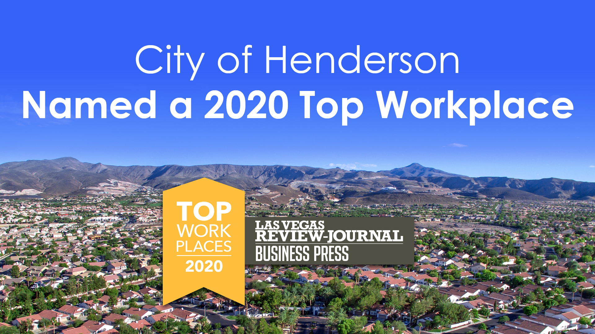 City of Henderson named a 2020 Top Workplace