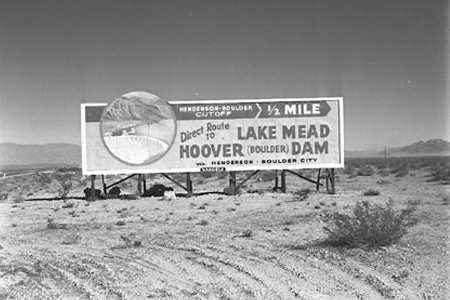 Hoover Dam sign