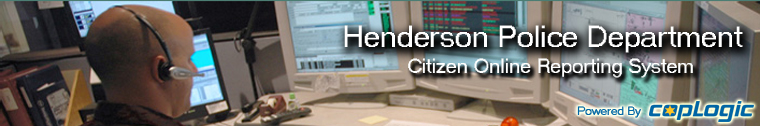 Citizen Online Reporting System header
