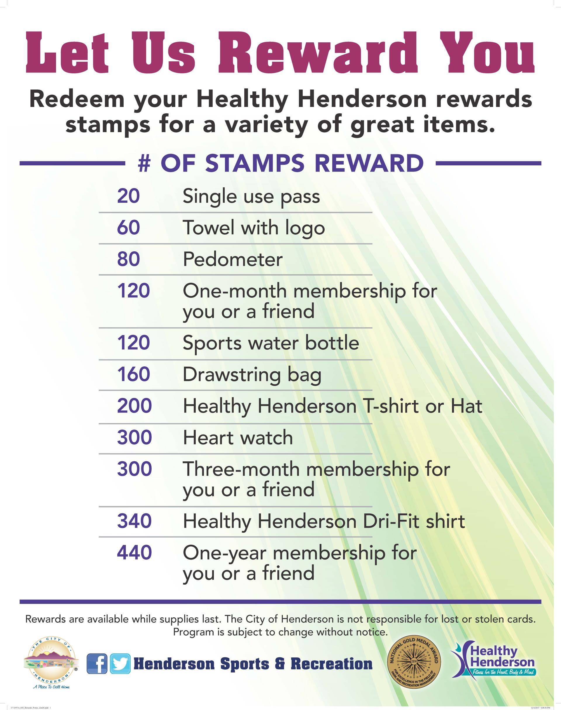 Healthy Henderson Rewards