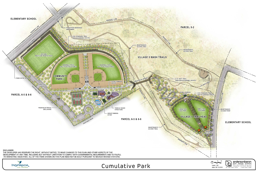 Inspirada Cumulative Park Master Plan