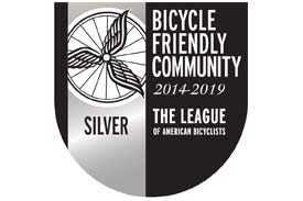 Silver Bicycle Friendly Community award