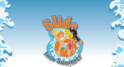SLide into summer event logo
