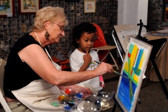 Painter and Child