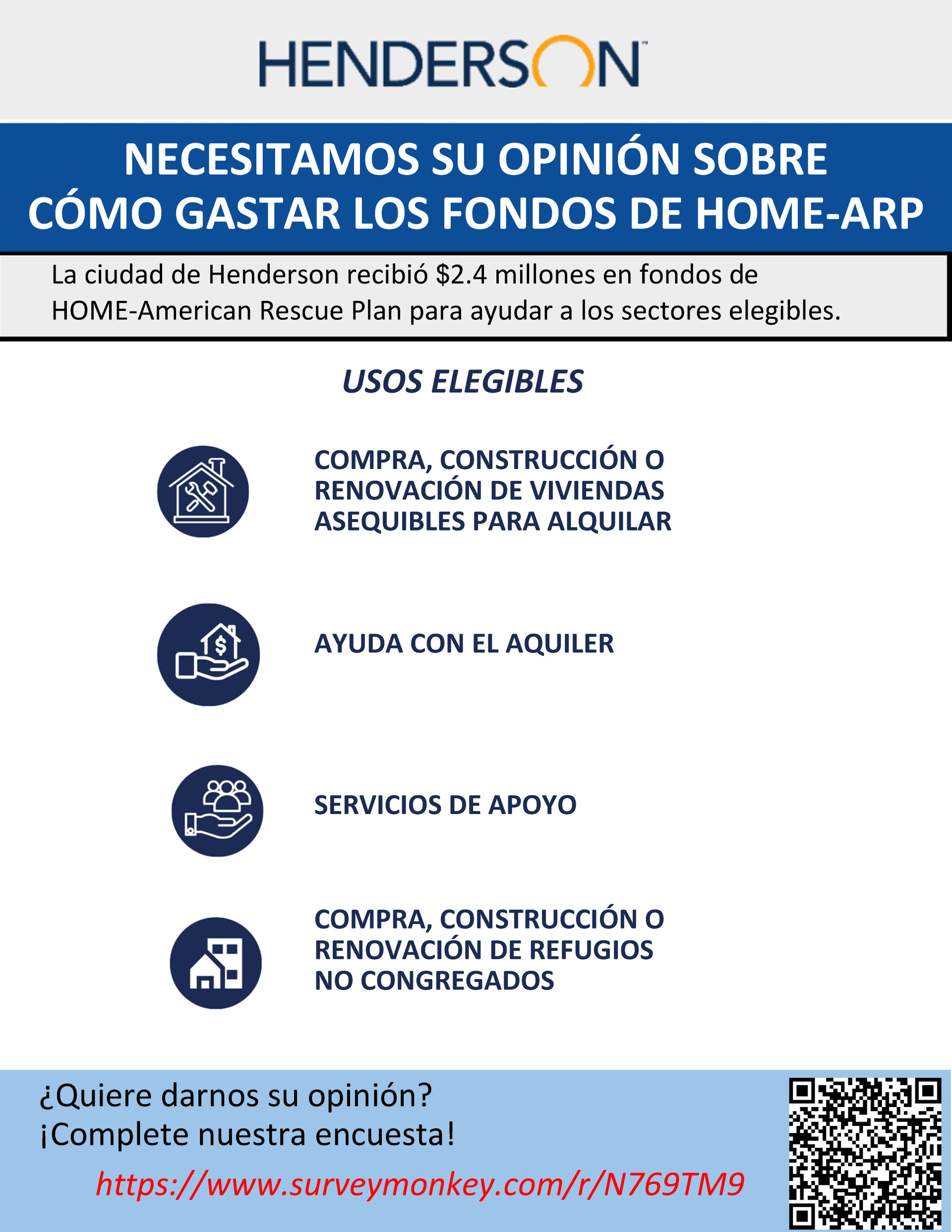 HOME ARP (Spanish) infographic