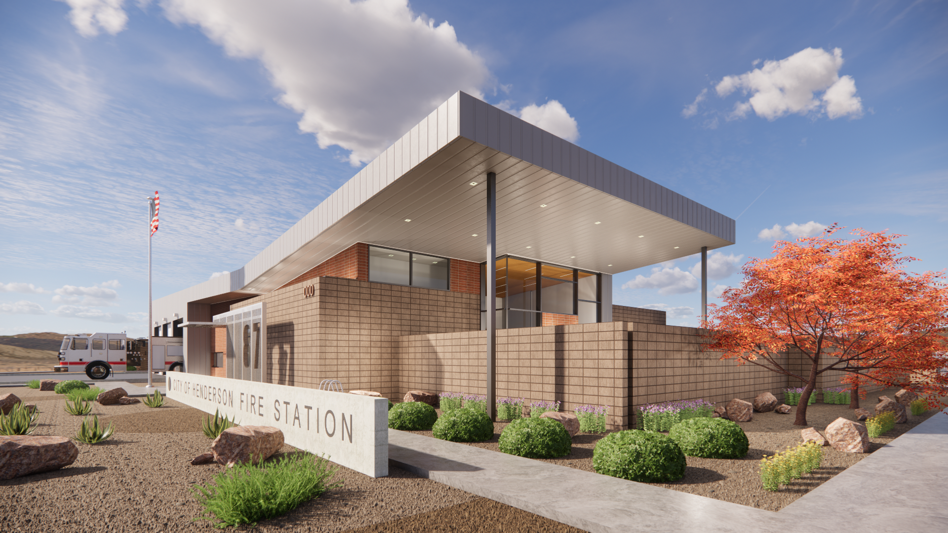 Fire Station 87 rendering